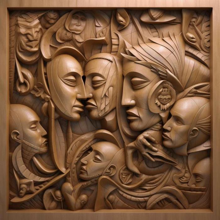 نموذج ثلاثي الأبعاد لآلة CNC 3D Art 